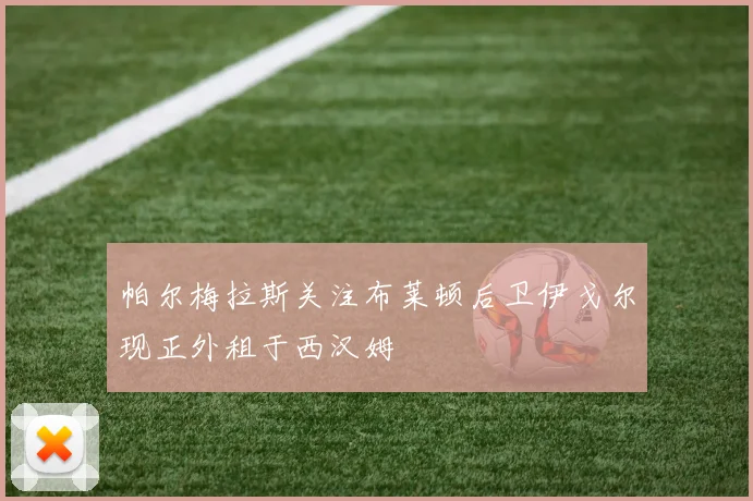 帕尔梅拉斯关注布莱顿后卫伊戈尔现正外租于西汉姆